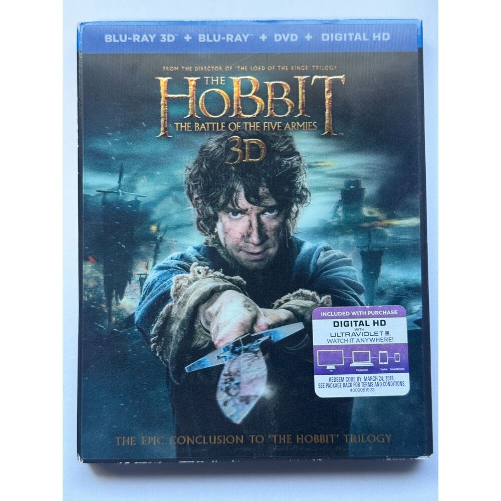 The Hobbit: The Battle of the Five Armies Blu-ray 3D + DVD
